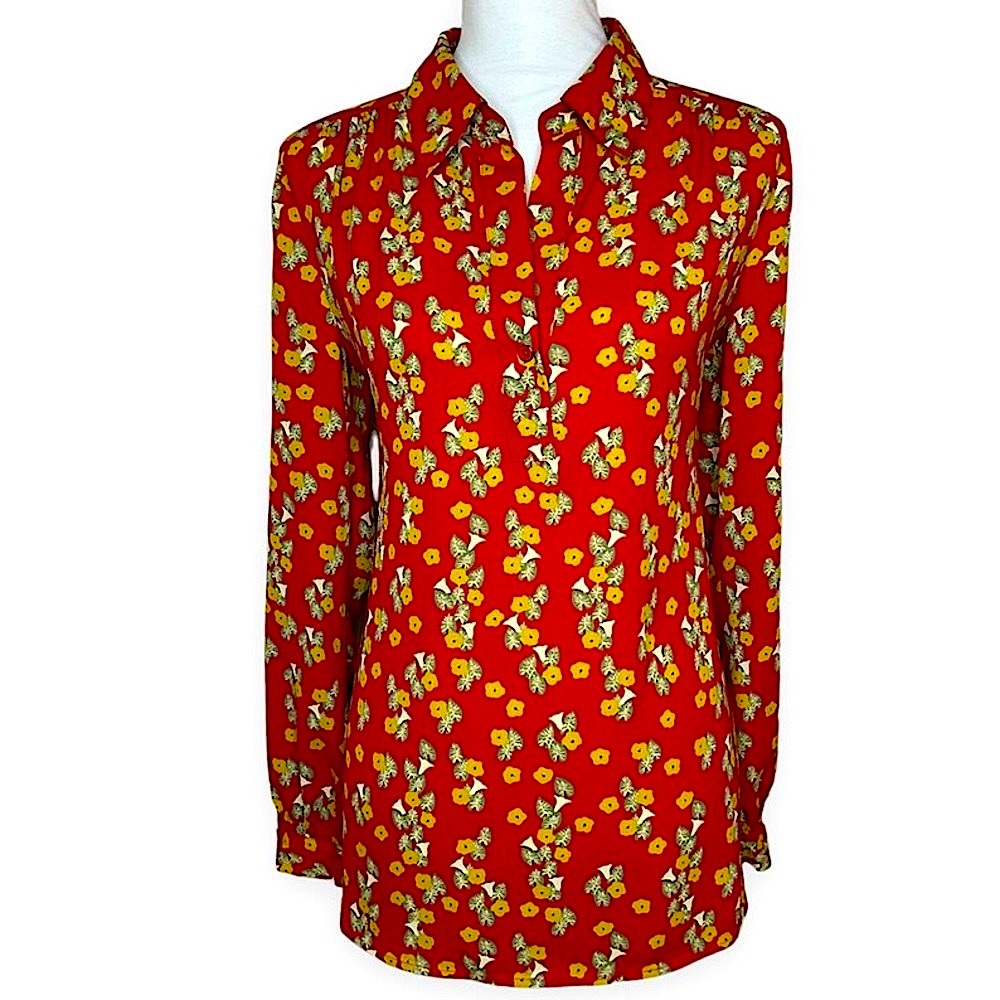 Cabi Belfry Floral Blouse